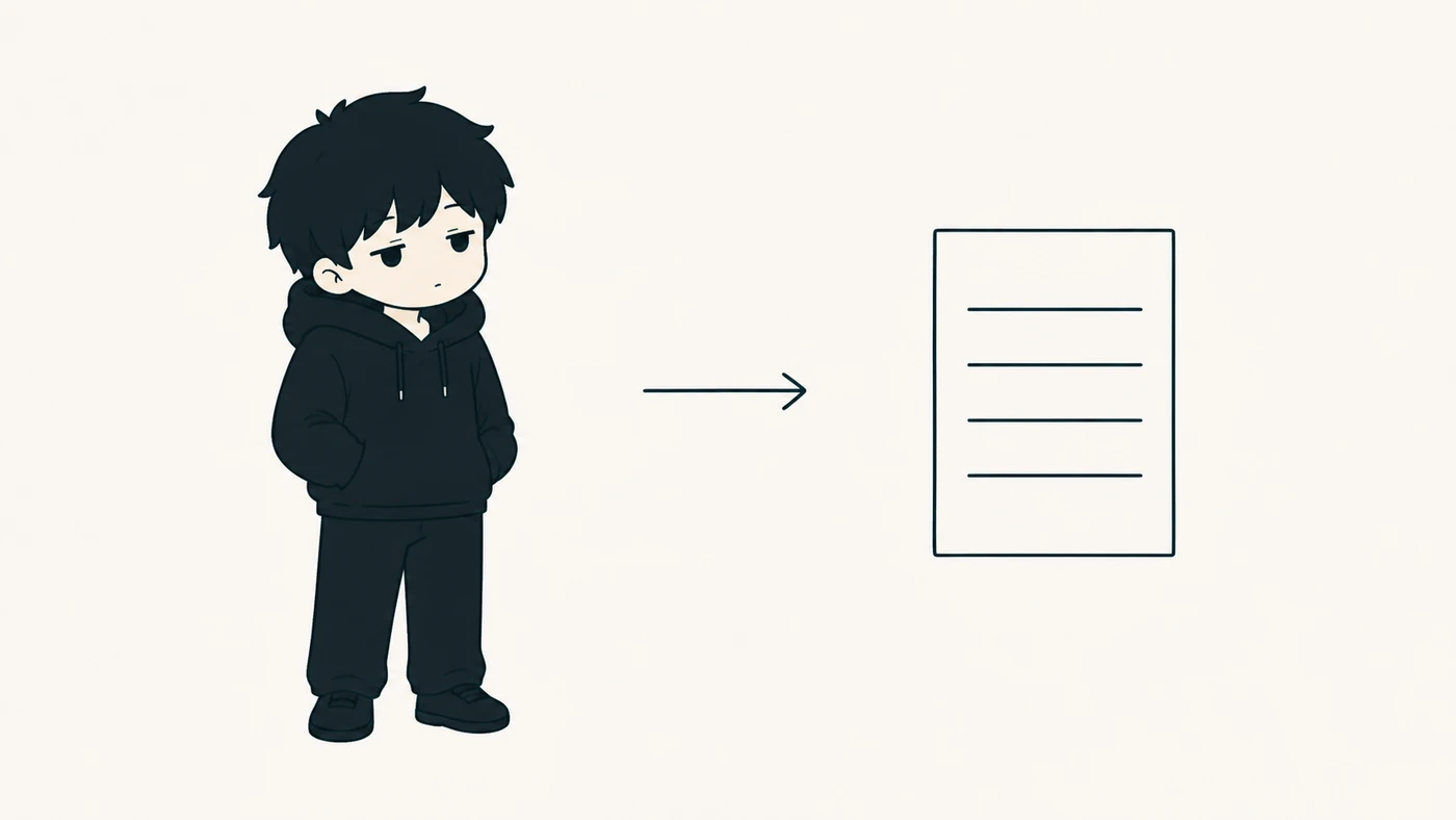 「今日の段取りを作って」。何も渡していないので、誰にでも当てはまる並びが返ってくる